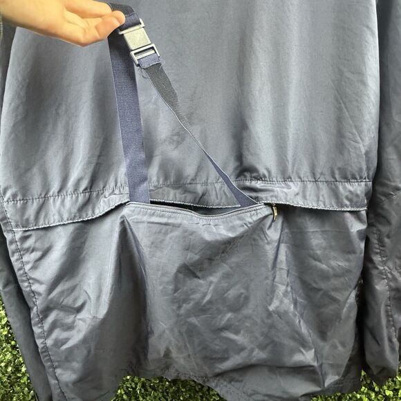 Vintage Starter Windbreaker Jacket‎ Men’s XL Blue Back Pocket - Picture 6 of 11
